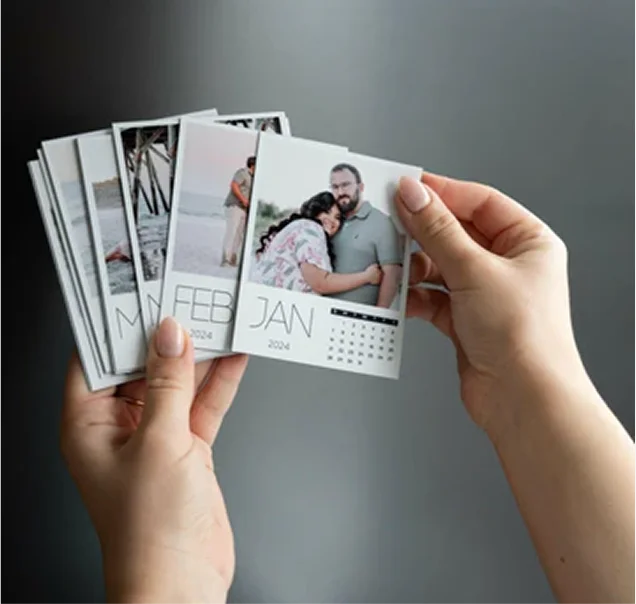 2.5"X2.5" Square Custom Photo Magnets - Image 2
